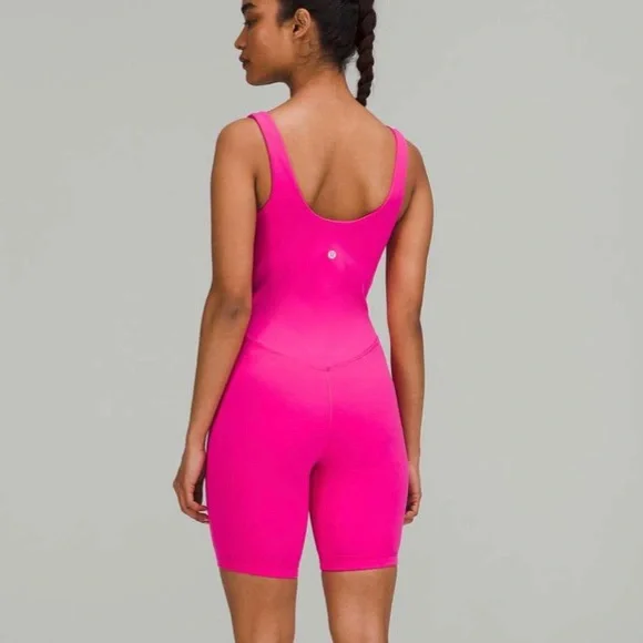Lululemon Align Bodysuit 8" in Sonic Pink Size 2 - Picture 2 of 3